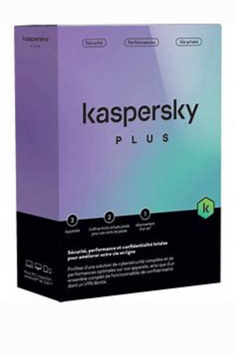 Kaspersky Plus - 1 Poste / 1 An
